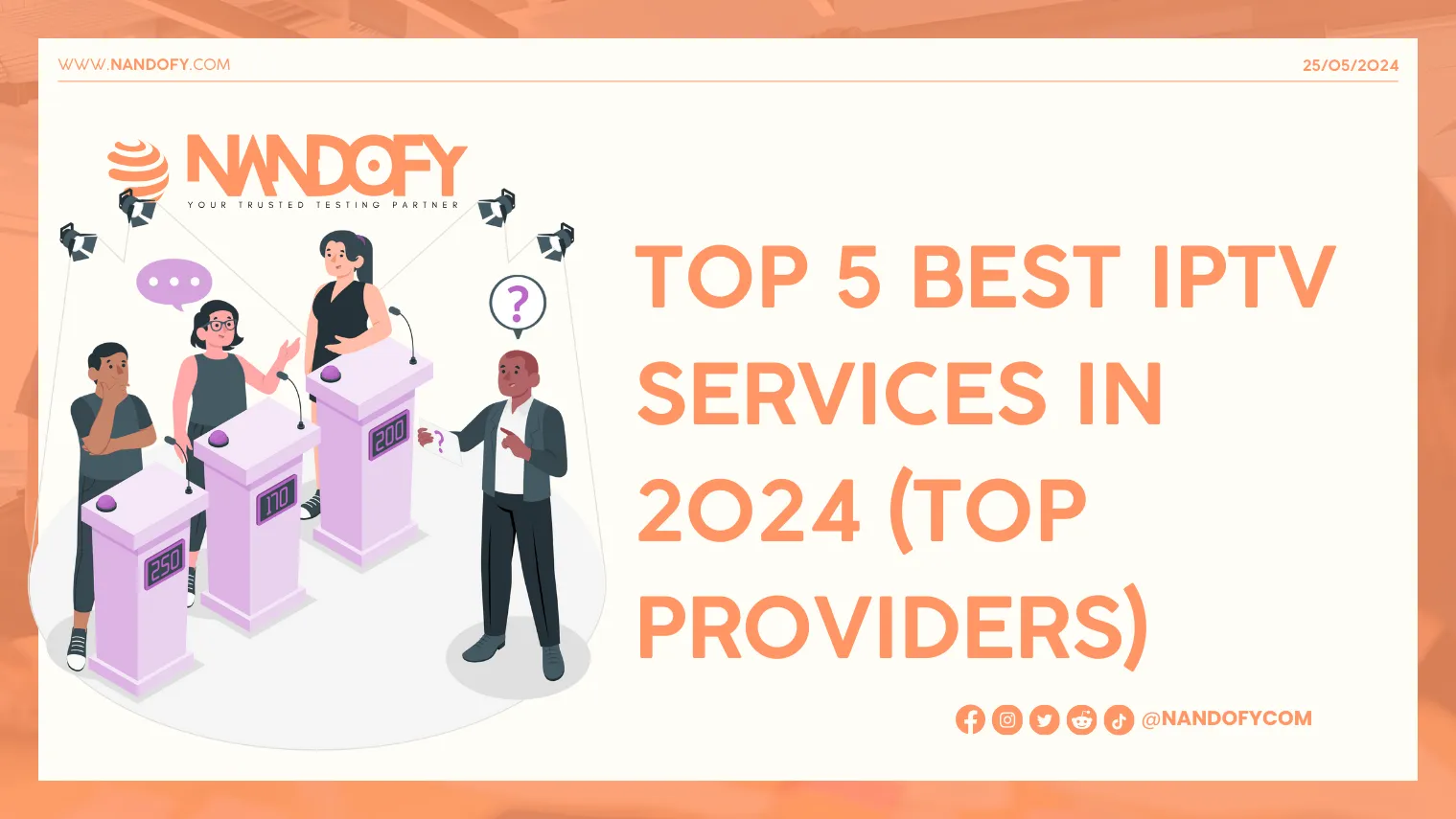 Top 5 Best IPTV Services in 2024 (Top Providers)